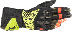 Alpinestars GP Tech V2 S Gloves - Black/Fluo Yellow/White/Fluo Red, Small