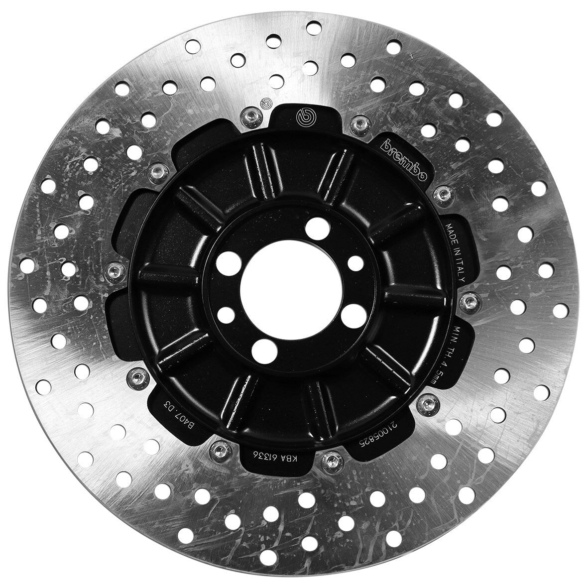 Brembo 68B407D3 Serie Oro Fixed Rear Brake Rotor for BMW K100LT and K100RS