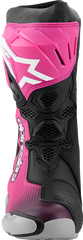 Alpinestars Supertech R Motorcycle Boots - Black, Magenta, White & Yellow, US 6 / EU 39
