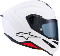 Alpinestars Supertech R7 Helmet - 22.06 Homologation, Solid Gloss White, XS - Part 8202126-2180-XS