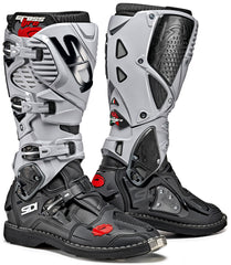 Sidi Crossfire 3 TA BT Offroad Motorcycle Boots - Black Ash, Size 47