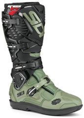 Sidi Crossfire 3 SRS Army Black Offroad Motorcycle Boots - Size 47