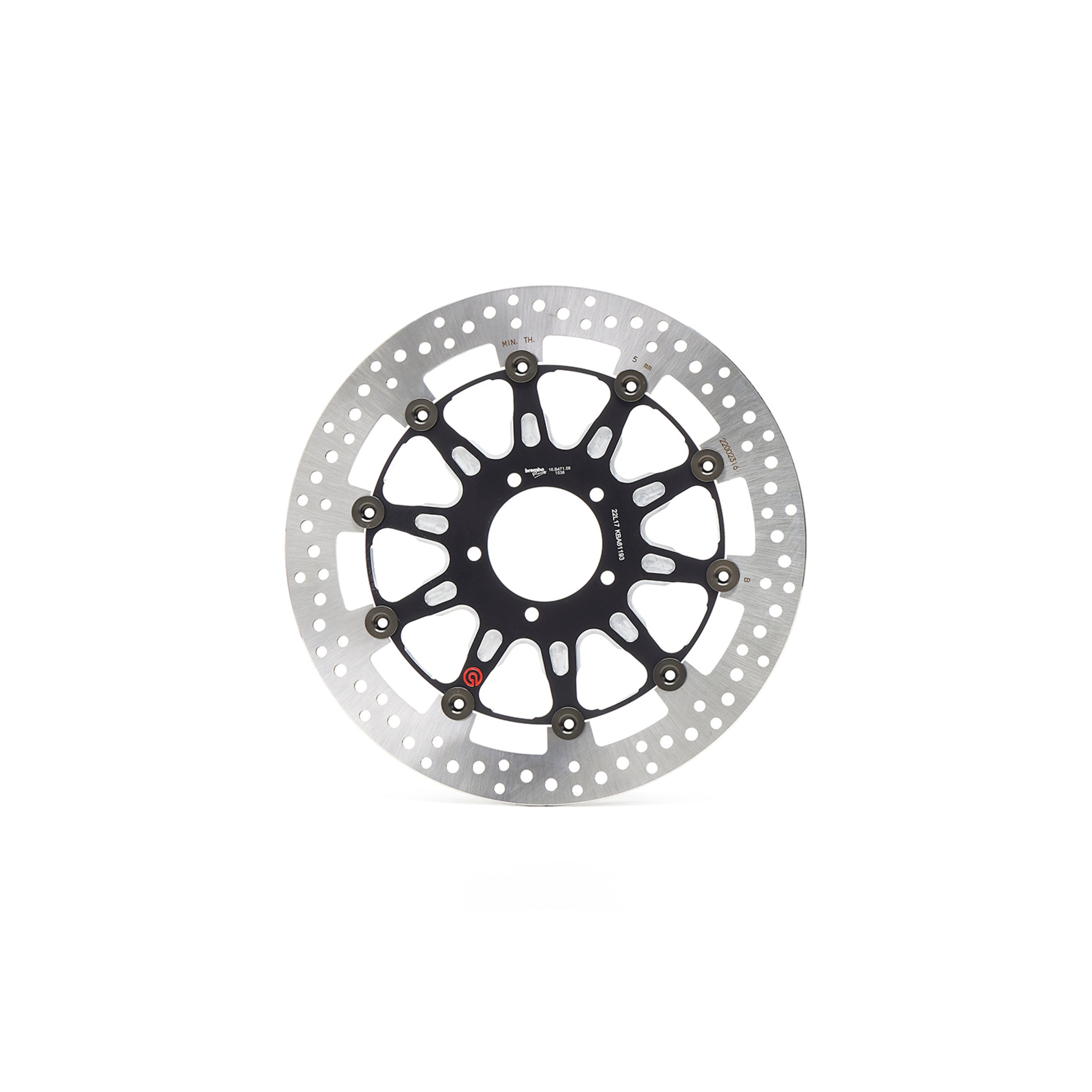 Brembo Xtra Front Groove Floating Brake Rotor 108C56058 for Ducati Scrambler