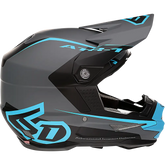 6D HELMETS ATR-1 Helmet - Stealth - Cyan - Small 10-4625