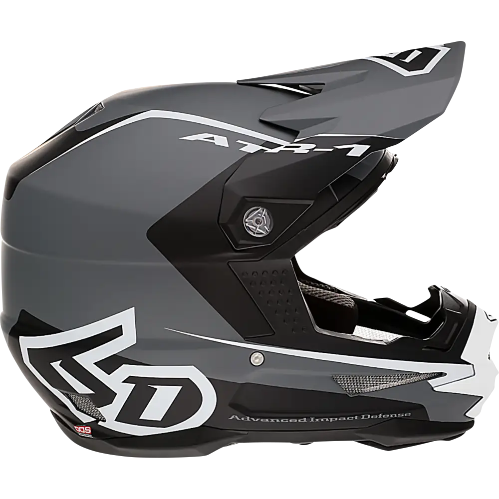 6D HELMETS ATR-1 Helmet - Stealth - White - XL 10-4618