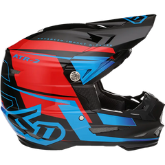 6D HELMETS ATR-2 Helmet - Mach - Blue/Red/Black - XL 12-3318