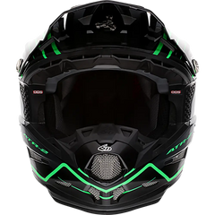6D HELMETS ATR-2 Helmet - Phase - Black/Green - Large 12-2847