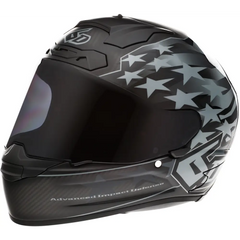 6D HELMETS ATS-1R Helmet - Patriot - Black - XL 30-0608
