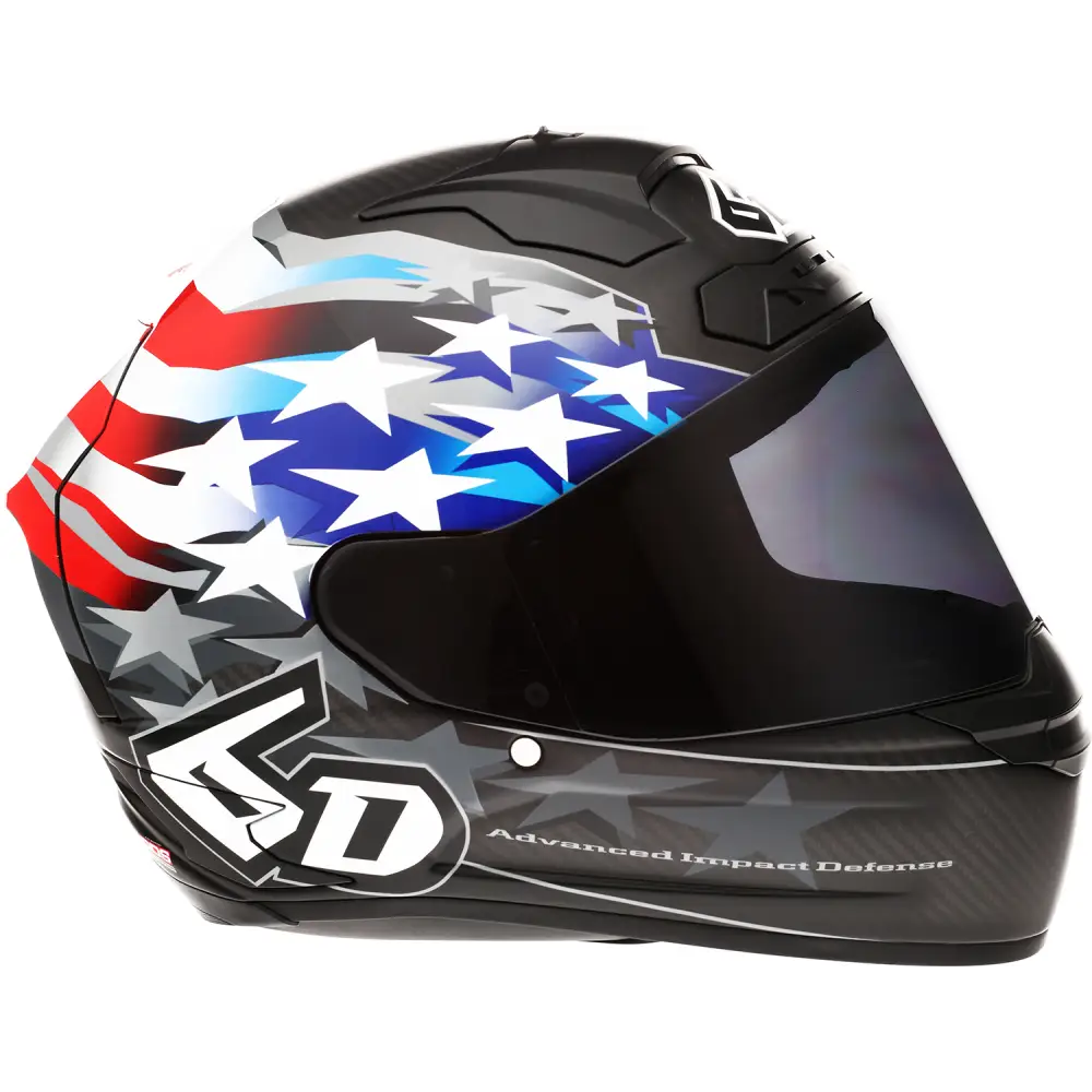 6D HELMETS ATS-1R Helmet - Patriot - Red/White/Blue - Small 30-0695
