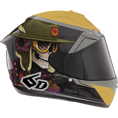 6D HELMETS ATS-1R Helmet - Voodoo Ranger - Gloss Black/Gold - Small 30-0805