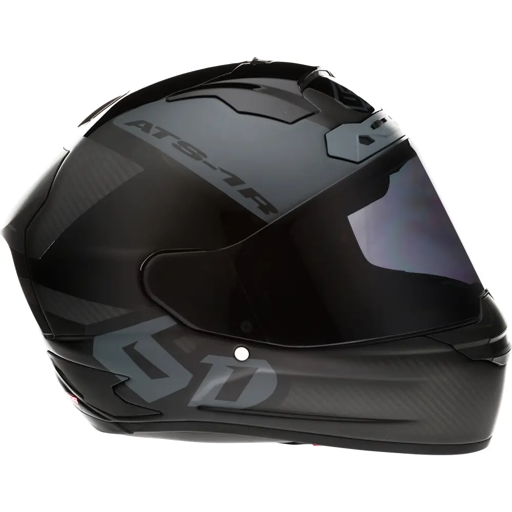 6D HELMETS ATS-1R Helmet - Wyman - Black/Gray - Large 30-0707