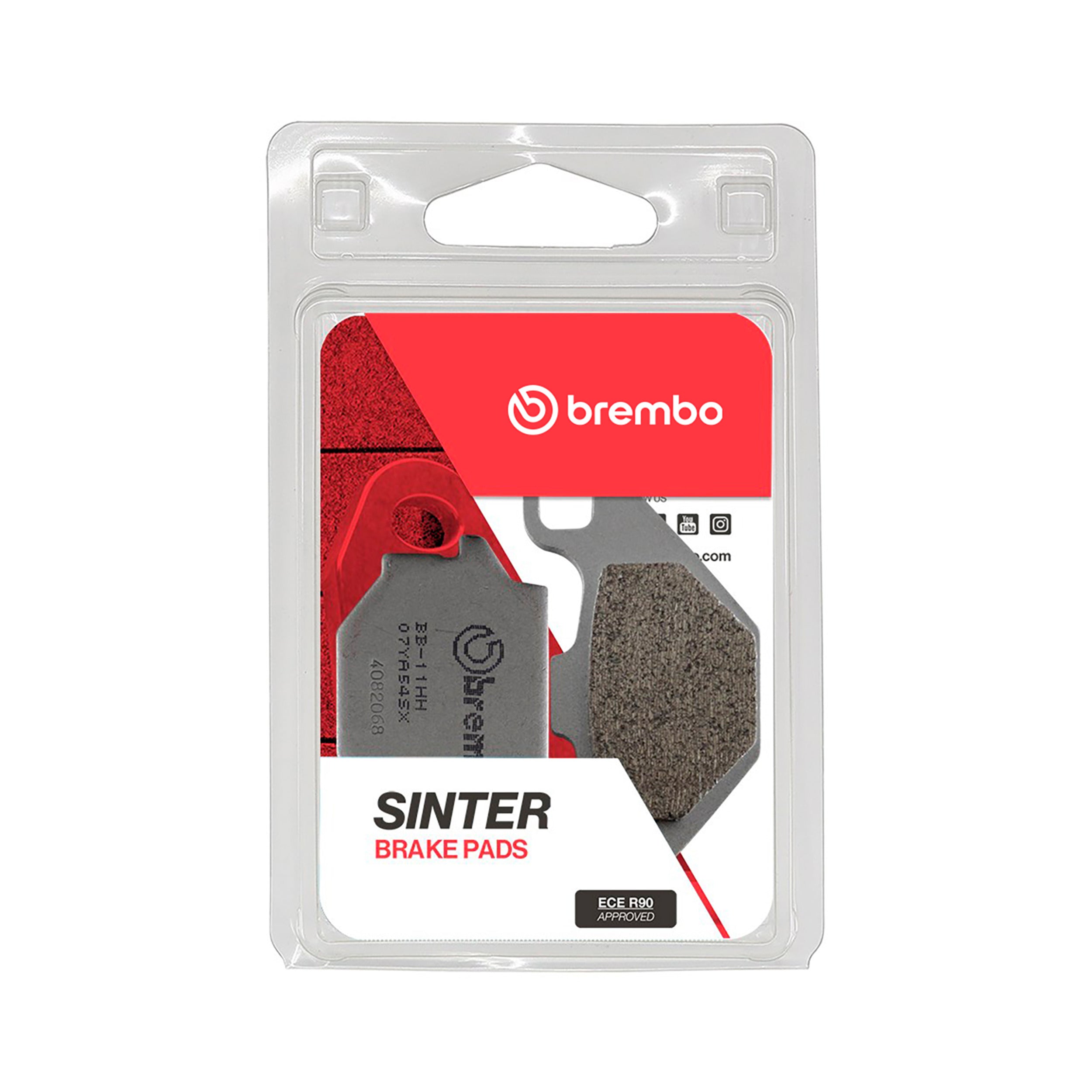 Brembo 07YA54SX Upgrade SX Sintered Brake Pads for Kawasaki Ninja 500R and KLR650