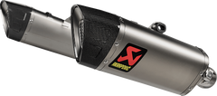 Akrapovic Slip-On Line Hypermotard 698 Titanium Mufflers