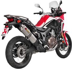 Akrapovic Slip-On Line Honda Africa Twin CRF1000L ABS/CRF1000L2 Adventure Sports/DCT Titanium Oval Muffler