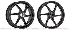 OZ CATTIVA FORGED MAGNESIUM WHEEL SET: DUCATI LARGE HUB - 17" x 6" - 17" x 3"