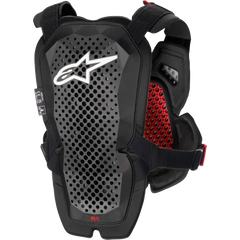 A 1 Chest Protector Anthracite/Black/Red  Md/Lg