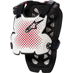 A 1 Chest Protector White/Black/Red Md/Lg
