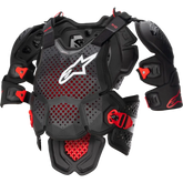 A 10 V2 Full Chest Protector Anthracite/Black/Red Md/Lg