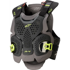 A 4 Max Chest Protector Blk/Anth/Fluo Ylw Xl/2x