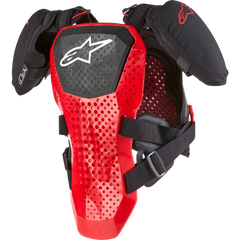 A 5 S Youth Chest Protector Black/White/Red Sm/Md