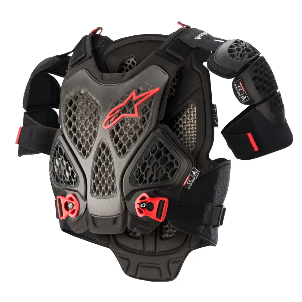 A 6 Chest Protector Black/Anthracite Md/Lg