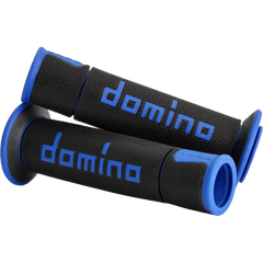 A450 Road Racing Grips Black/Blue Pair