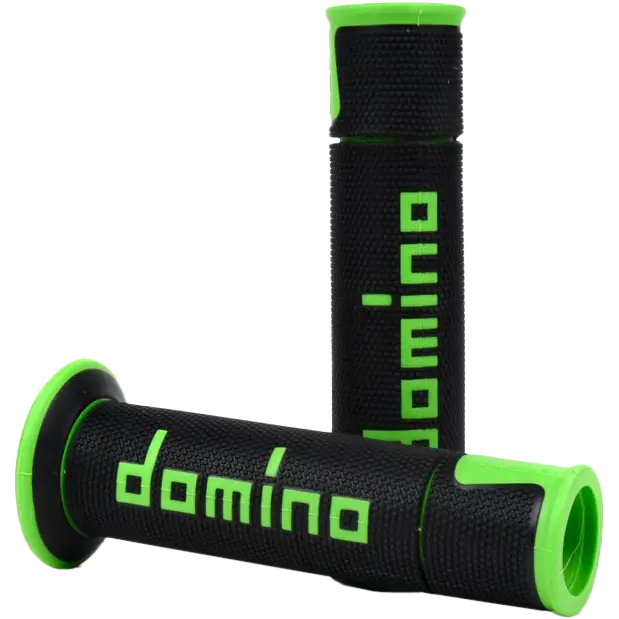 A450 Road Racing Grips Black/Green Pair