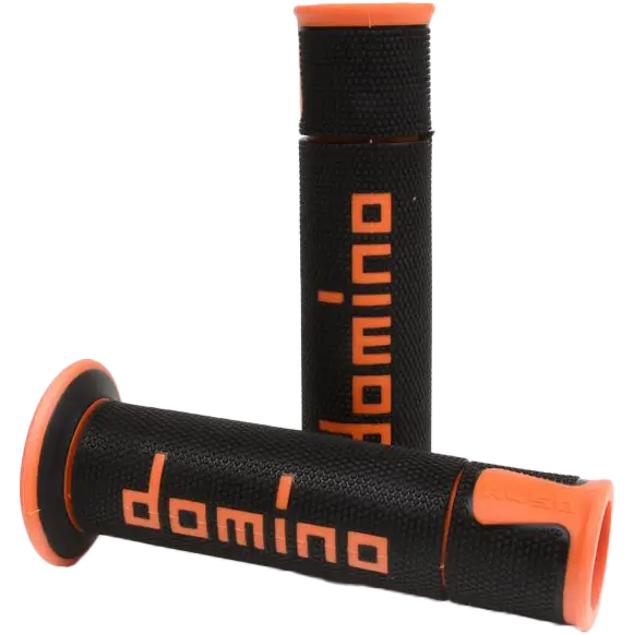 A450 Road Racing Grips Black/Orange Pair