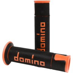 A450 Road Racing Grips Black/Orange Pair