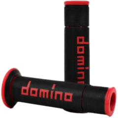 A450 Road Racing Grips Black/Red Pair