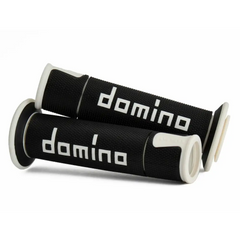 A450 Road Racing Grips Black/White Pair