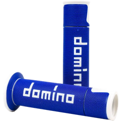 A450 Road Racing Grips Blue/White Pair