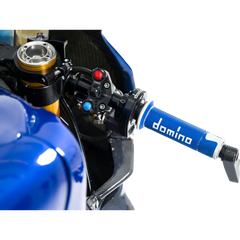 A450 Road Racing Grips Blue/White Pair