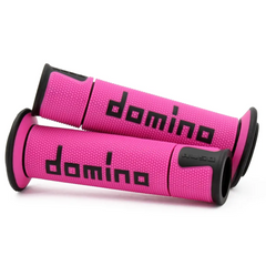 A450 Road Racing Grips Fuchsia/Black Pair