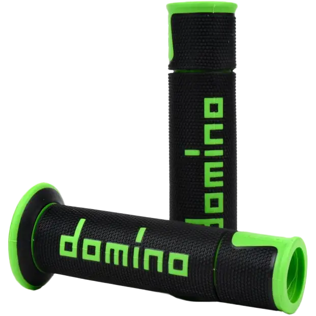 A450 Road Racing Grips Green/Black Pair