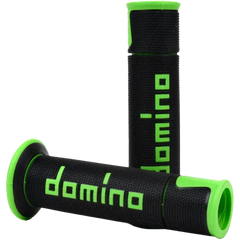 A450 Road Racing Grips Green/Black Pair