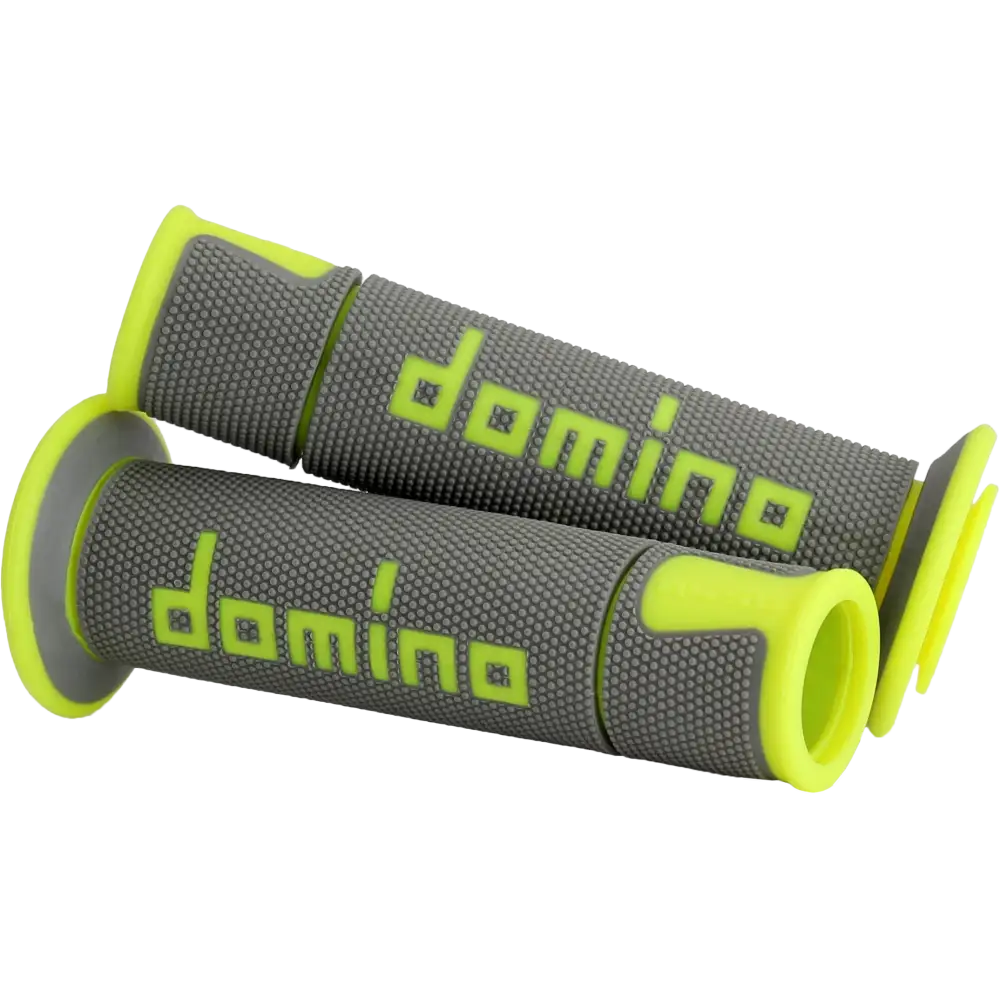 A450 Road Racing Grips Grey/Flo Yellow Pair