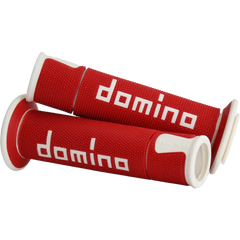 A450 Road Racing Grips Red/White Pair