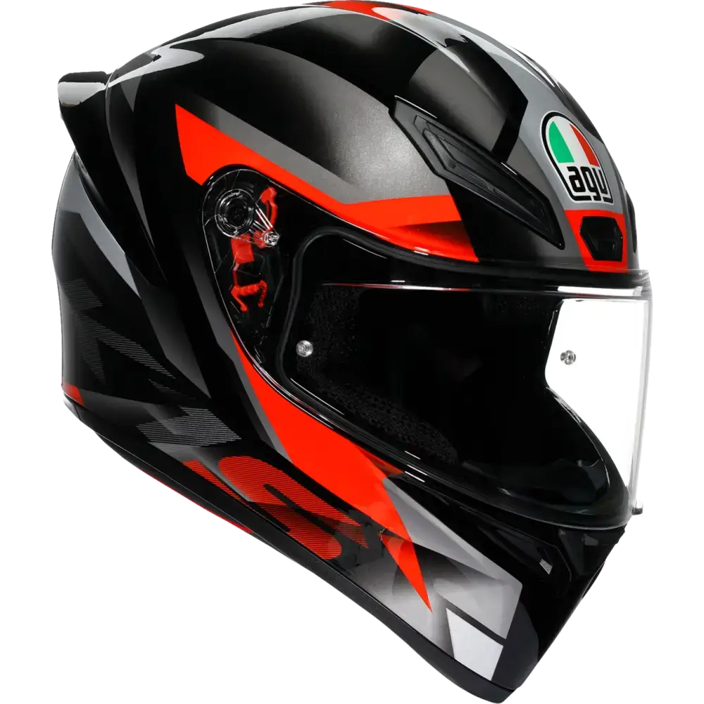 AGV K1 S Helmet - Fastlap - Black/Gray/Red - Small 2118394003-064-S