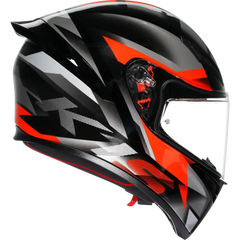 AGV K1 S Helmet - Fastlap - Black/Gray/Red - Small 2118394003-064-S