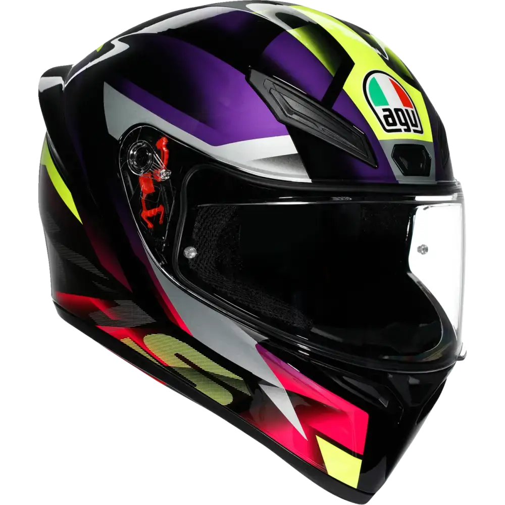 AGV K1 S Helmet - Fastlap - Black/Purple/Pink - XS 2118394003-065-XS