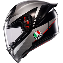 AGV K1 S Helmet - Lap - Matte Black/Gray/Red - Small 2118394003-034-S