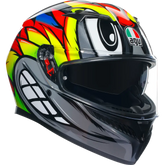 AGV K3 Helmet - Birdy 2.0 - Gray/Yellow/Red - Small 2118381004012S