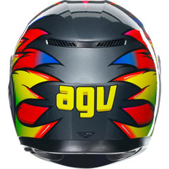 AGV K3 Helmet - Birdy 2.0 - Gray/Yellow/Red - Small 2118381004012S