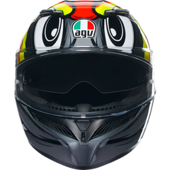 AGV K3 Helmet - Birdy 2.0 - Gray/Yellow/Red - Small 2118381004012S