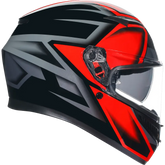 AGV K3 Helmet - Compound - Black/Red - Small 2118381004009S