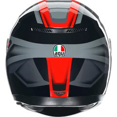 AGV K3 Helmet - Compound - Black/Red - Small 2118381004009S