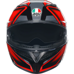 AGV K3 Helmet - Compound - Black/Red - Small 2118381004009S
