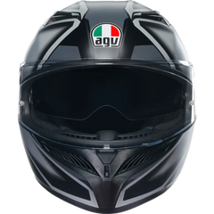 AGV K3 Helmet - Compound - Matte Black/Gray - Small 2118381004008S