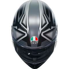 AGV K3 Helmet - Compound - Matte Black/Gray - Small 2118381004008S
